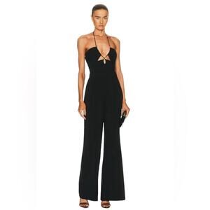 Jonathan Simkhai Gala Plisse Cut Out Jumpsuit